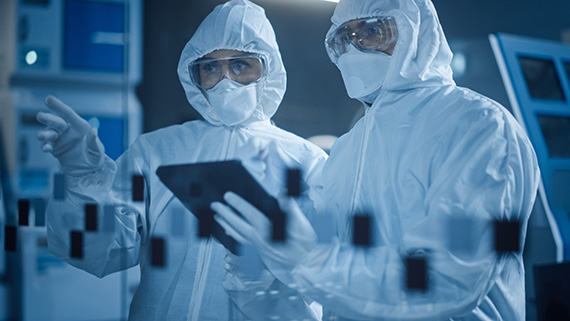 Cleanroom Tablet in environment