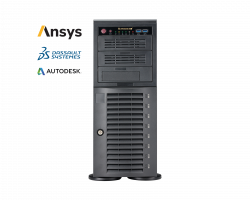Supermicro Workstation 5049A-T - Ansys, Dassault systemes and Autodesk