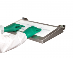 Cleanroom Touch Keyboard in Stainless Steel Housing operable with gloves